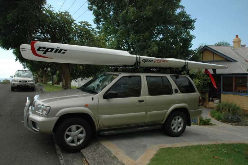 Roofrack Setup for 3 Epic Ski's - Surfski.info - Surfski.info