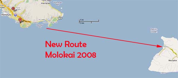 Molokai 2008 - new route