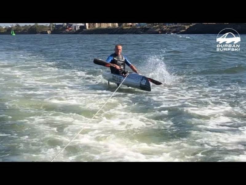 Revo Foil Surfski Tow Tests - Video!
